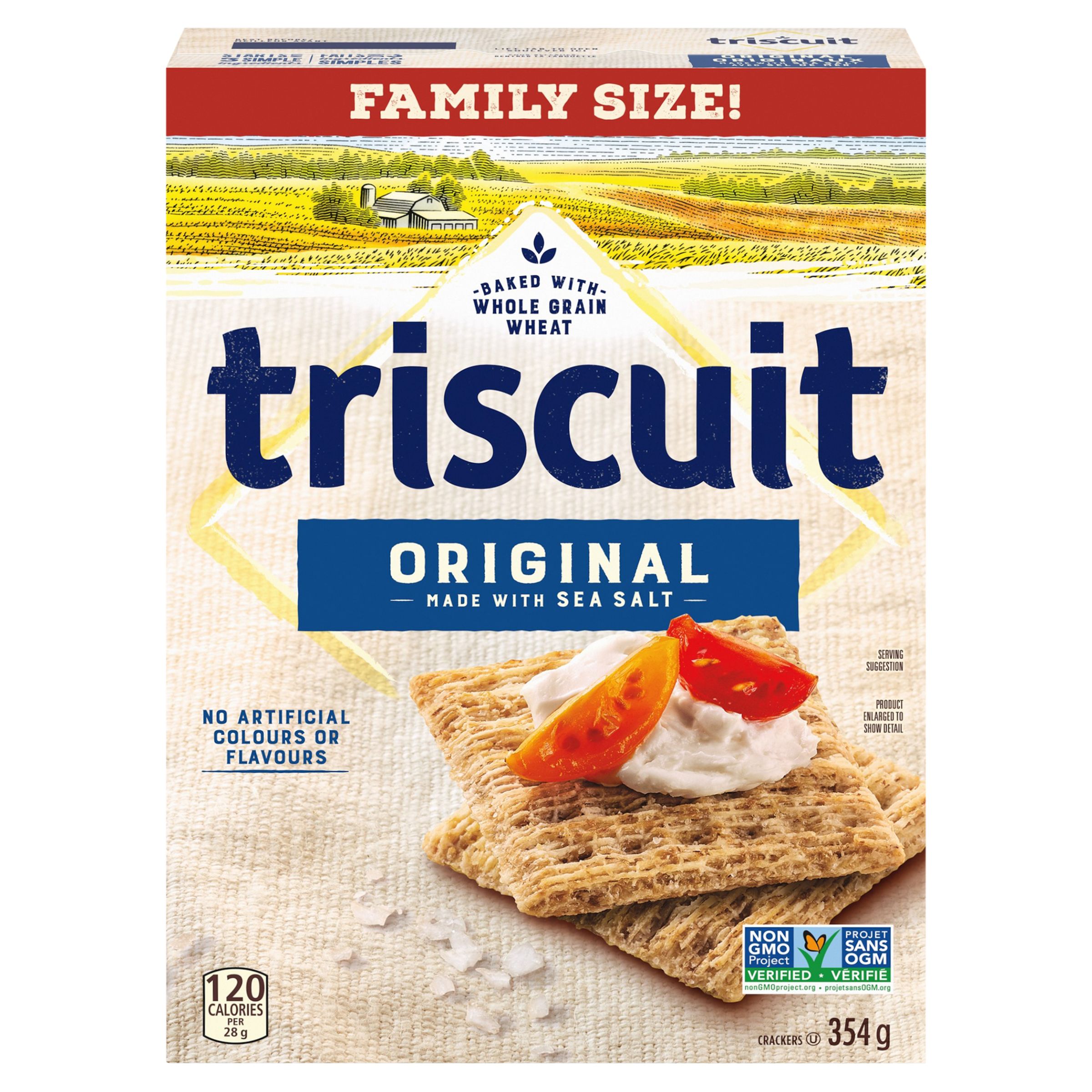 TRISCUIT Original Family Size Original Crackers 354g-0