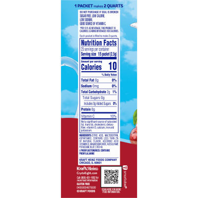 Crystal Light Cherry Pomegranate Drink Mix, 5 ct Pitcher Packets