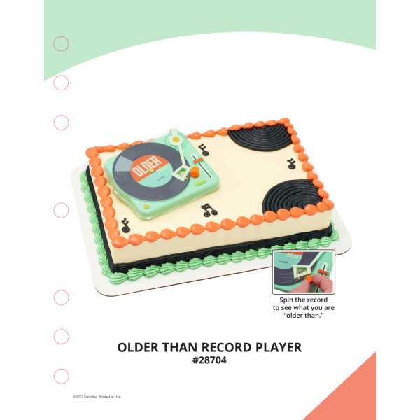 Older Than Record Player The Magic of Cakes® Icing Only Page