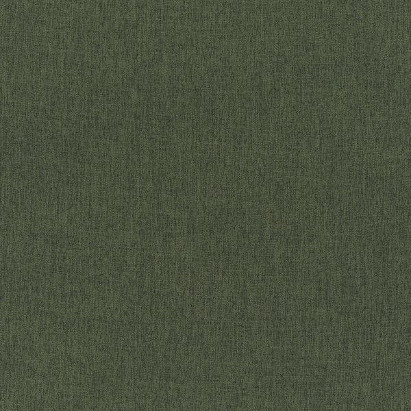Olive-green woven fabric (textile) filling the frame, showing fine crosshatch texture; lying flat and evenly lit, suggesting an upholstery or wallpaper close-up with uniform color and subtle tonal variation.