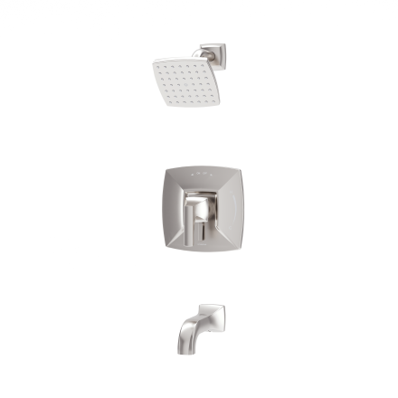 Oak Tub and Shower Trim with VersaFlex Integral Diverter