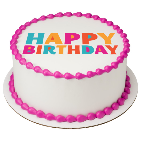 Birthday Fiesta PhotoCake® Edible Image®