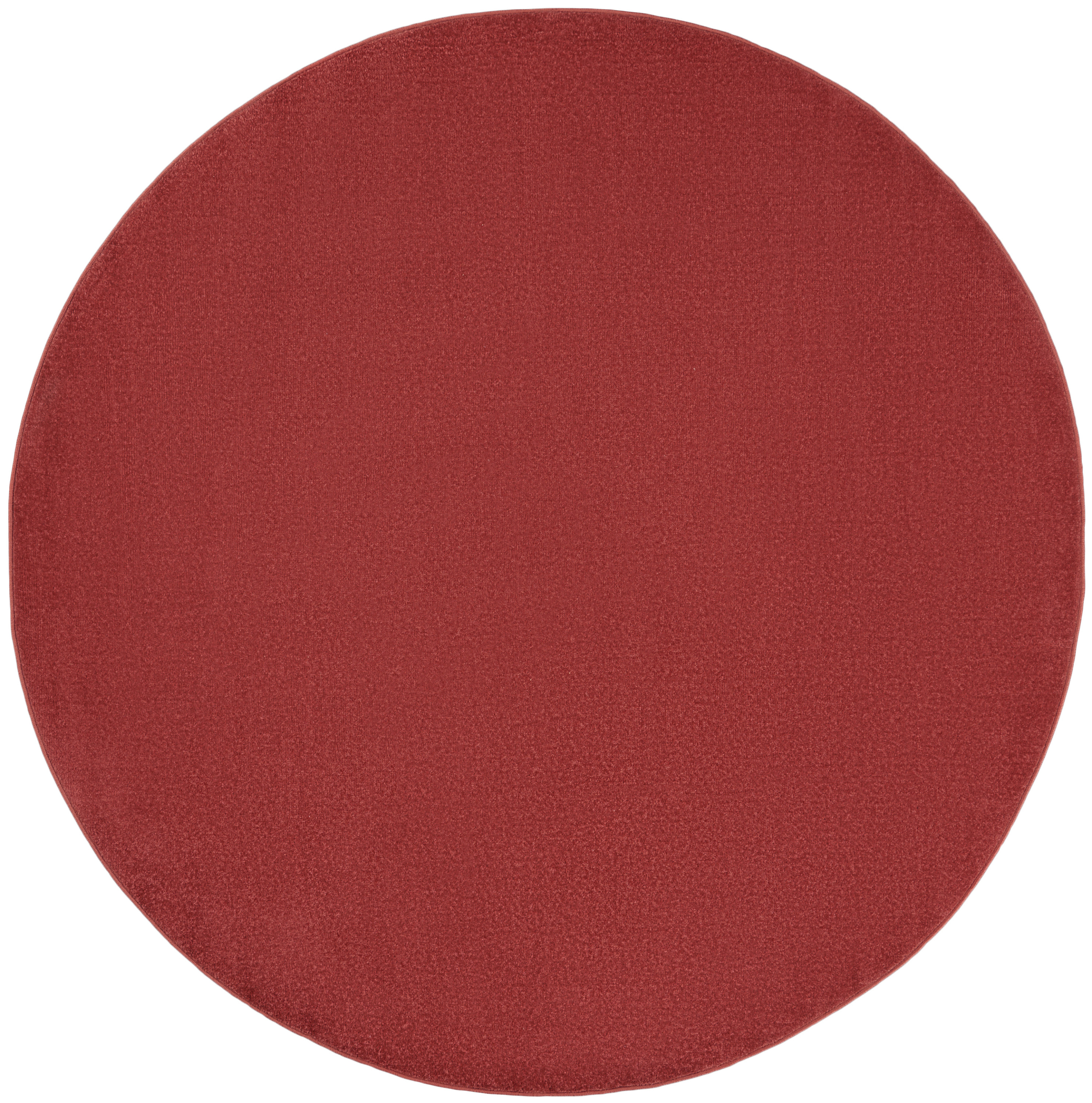 Nourison Nourison Essentials 4' x Round Brick Red Outdoor Rug