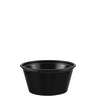Solo, Polystyrene Portion Cups, 2 oz, Black