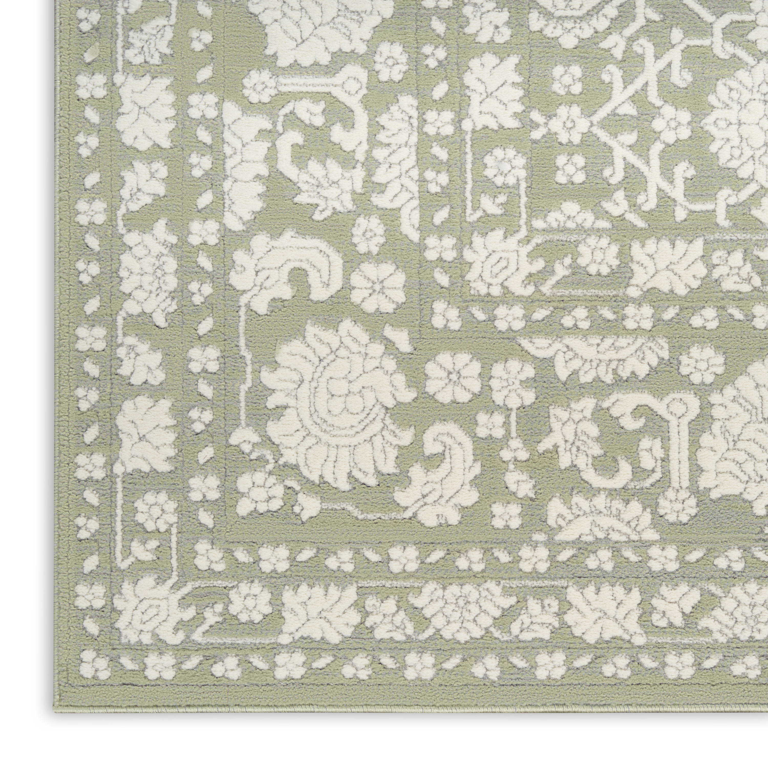 Nourison Grace 5'3" x 7'3" Sage Vintage Indoor Rug