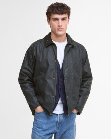 Wachsjacke Tracker Sage