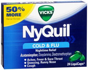 Procter & Gamble NYQUIL, LIQ CAP COLD & FLU (24/CT)