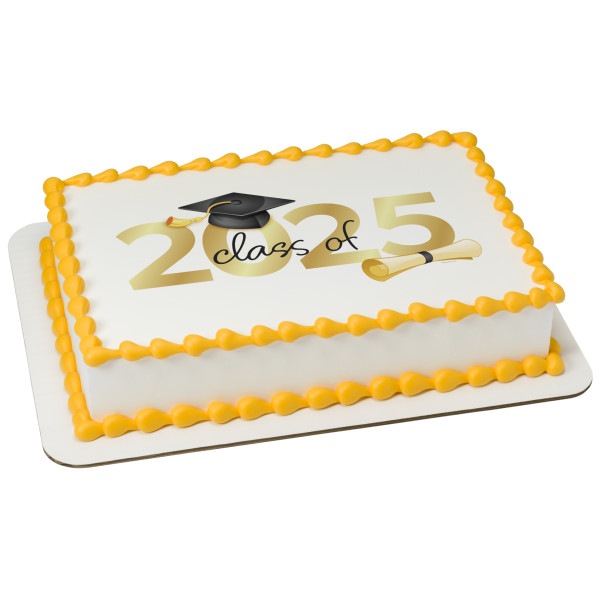 Traditional Grad 2025 PhotoCake® Edible Image®