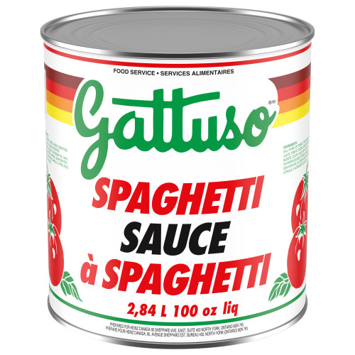  GATTUSO sauce à spaghetti – 6 x 2,84 L 