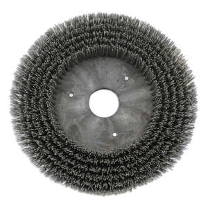 Hillyard, 13", Abrasive Disc Brush, 80 Grit Tynex, Gray