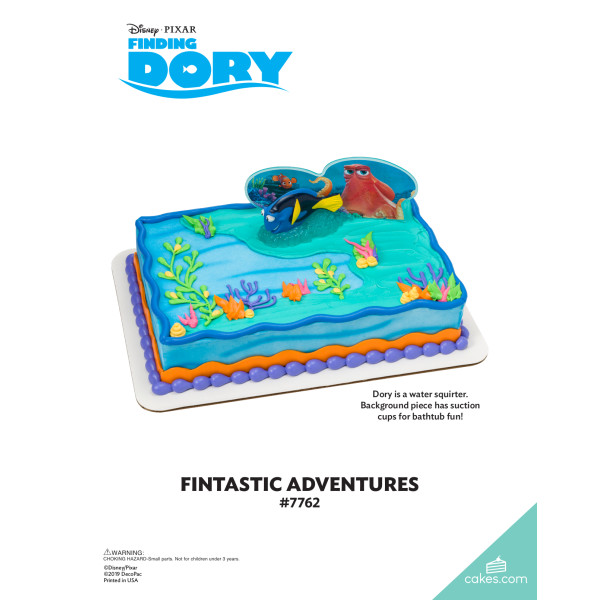 Finding Dory Fintastic Adventures The Magic of Cakes® Icing Only Page