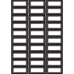 Die-Cut Magnetic Foam Chalk Loop Labels/Nameplates, 30 Pieces