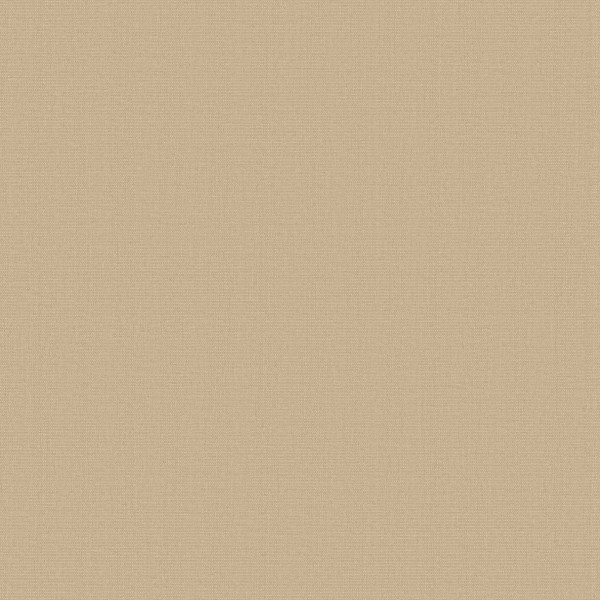Beige woven fabric lies flat, displaying a subtle crosshatch texture and slight irregularities; serves as a neutral, evenly lit background.