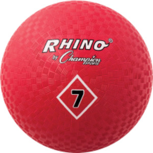 Playground Ball, 7", Red