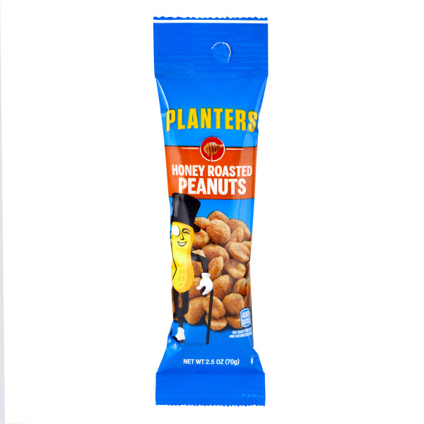 PLANTERS(r) Honey Roasted Peanuts 45/2.5oz . C1CB - Front Center Inner Pack (Hi Res)