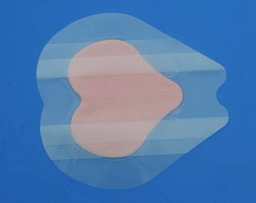 PolyMem® Shapes® Silver Foam Dressing, 7-1/5 x 7-4/5 Inch