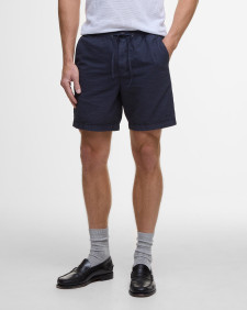 Seersucker Relaxed Shorts Classic Navy