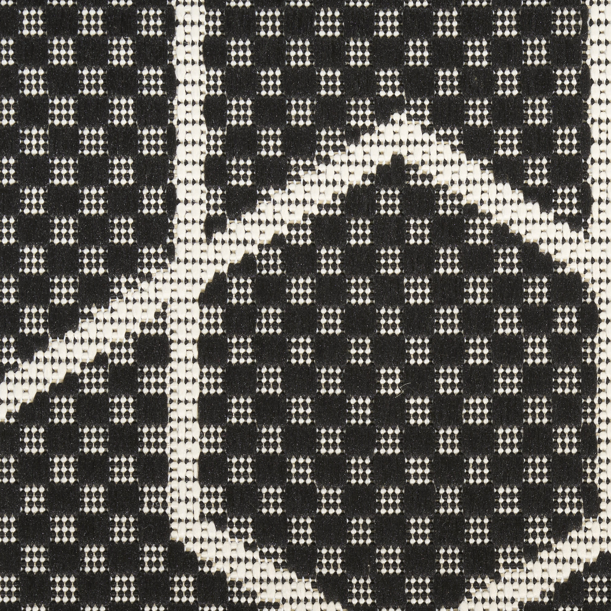 Nourison Horizon Indoor/Outdoor 8' x 10' Black Modern Rug