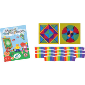 ArtiSands&trade; Art Kit, Geometric Shapes, 5x7 in, 30 Sheets