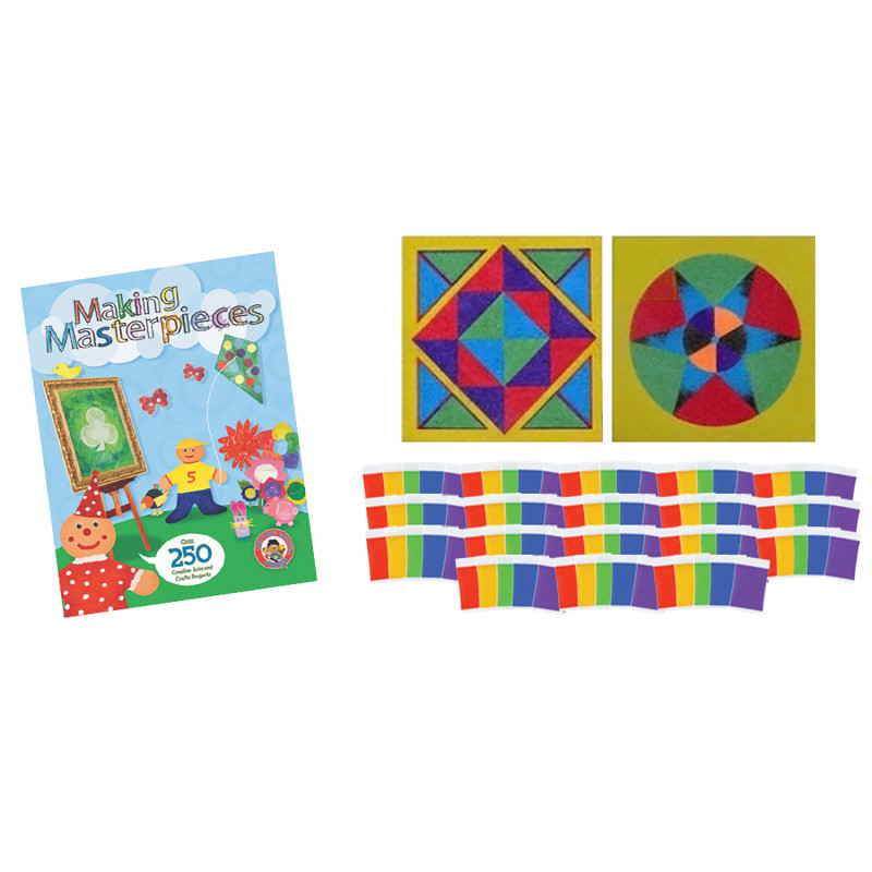 ArtiSands™ Art Kit, Geometric Shapes, 5x7 in, 30 Sheets