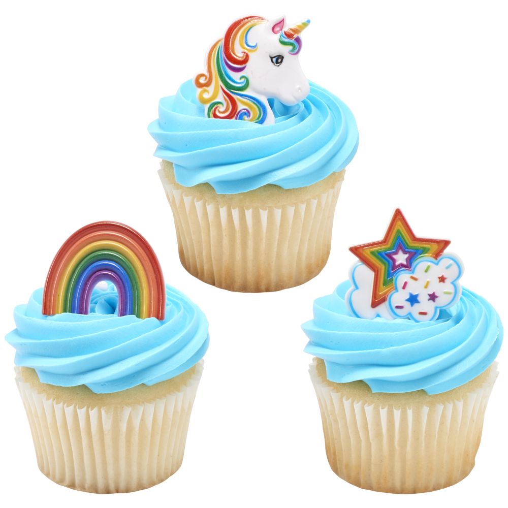 Image Cake Rainbow Unicorn Assortment