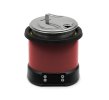 7-quart 230-volt Mirage® countertop induction rethermalizer in red with UK plug