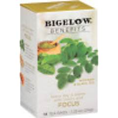 Bigelow Benefits Moringa and Black Tea - Case of 6 boxes - total of 108 teabags