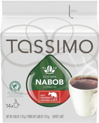 TASSIMO NABOB 100% COLUMBIAN