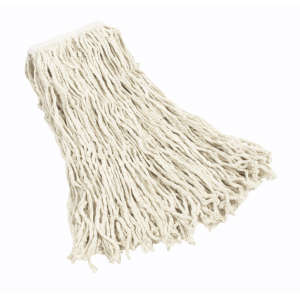 Rubbermaid Commercial, Value Pro®, Cotton Cut-End Wet Mop Head with 1" Headband, 20 oz, White