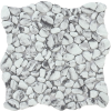 Aquata Gray Random Pebbles Mosaic