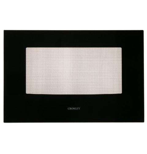 GLASS OVEN DOOR - BLACK