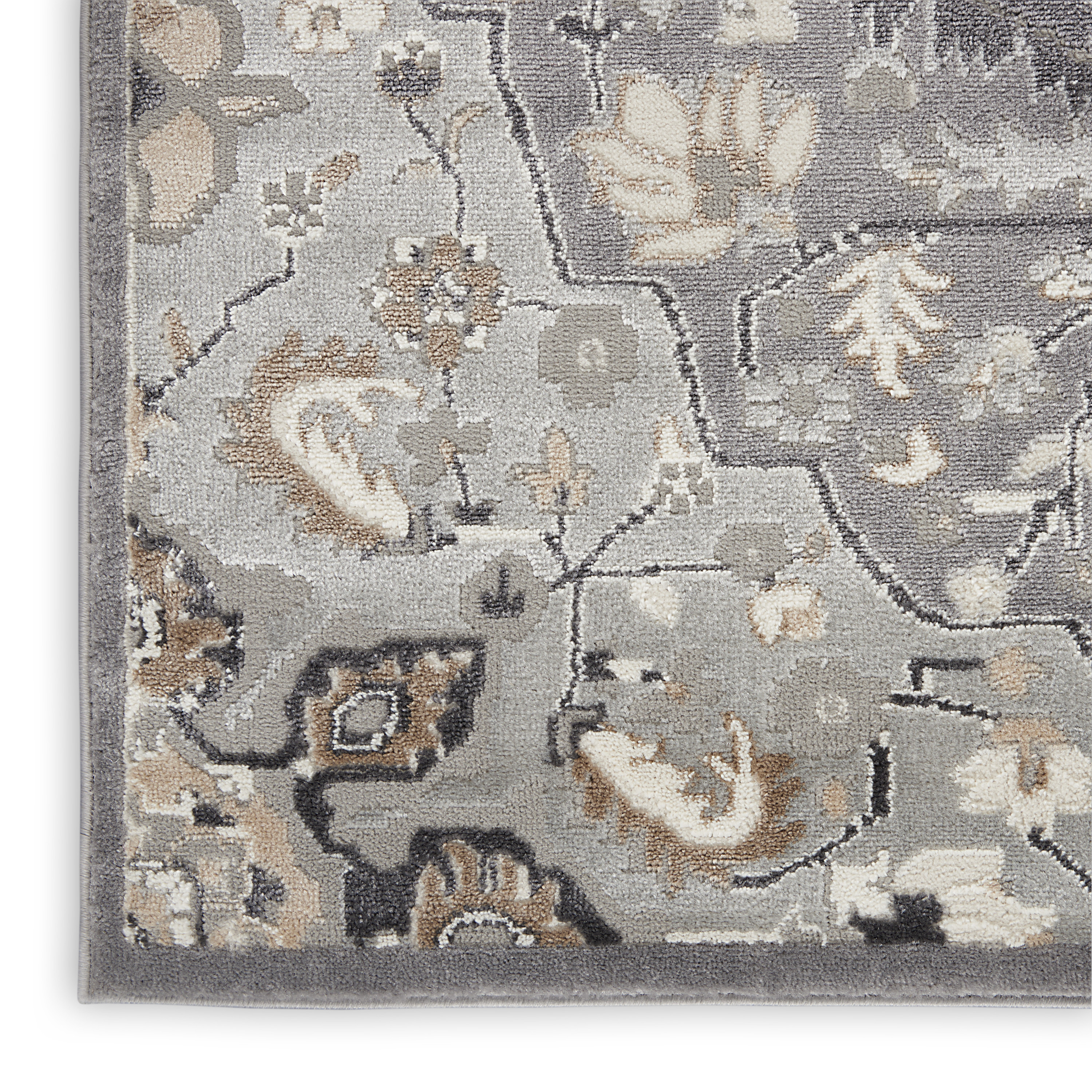 Nourison Elation 2' x 3' Grey Transitional Indoor Rug