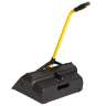 Rubbermaid Commercial, Maximizer™ Heavy Duty, Black, 18", Dust Pan with Long Handle