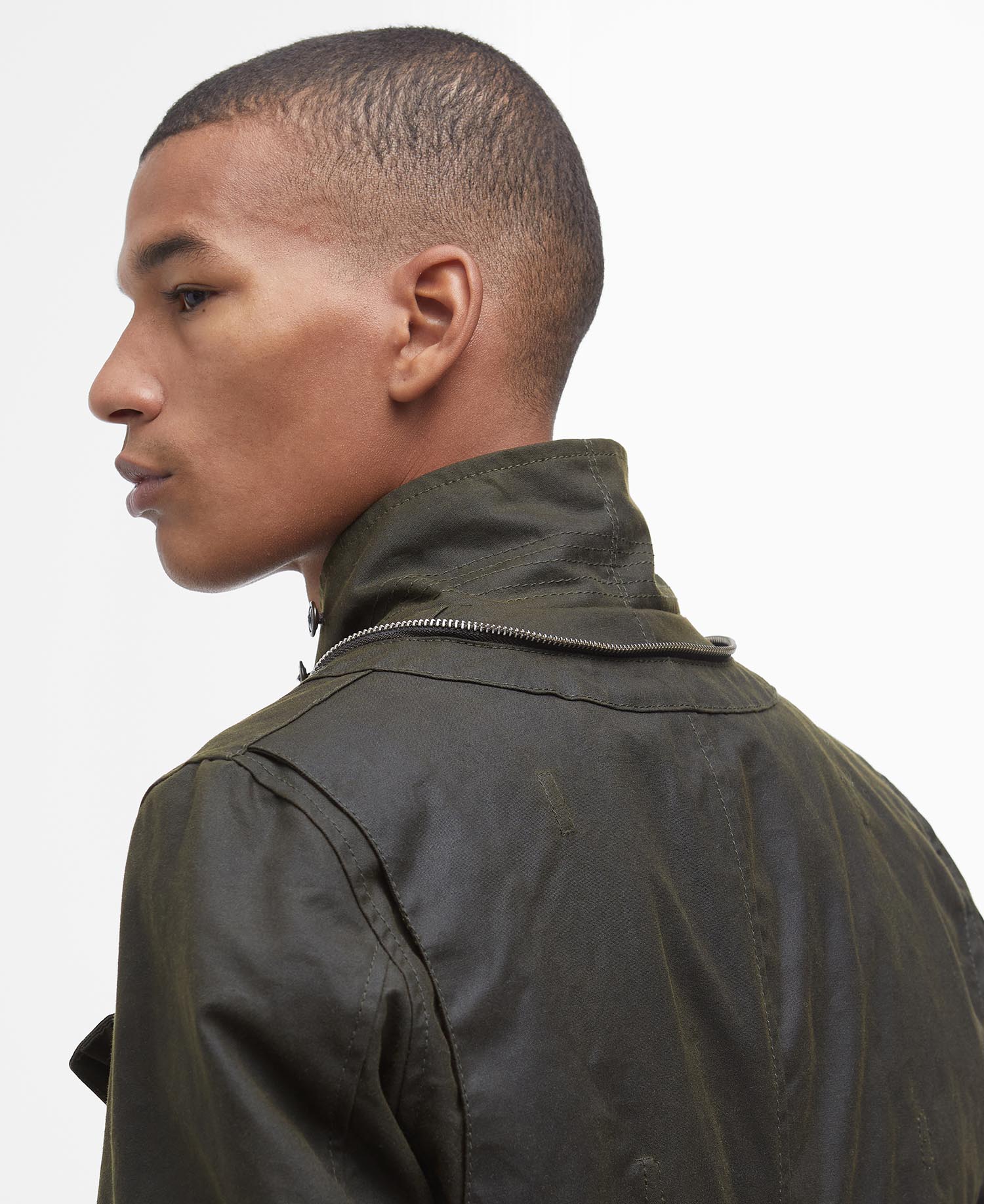 Barbour x TO KI TO gewachste Fahrerjacke image number 5
