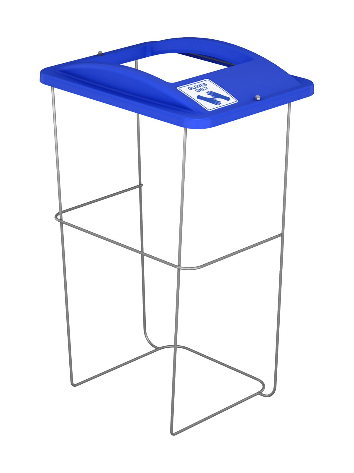 WIRE EVENT CONTAINER (5 Pack) – Single – Kit – Gloves Only – Full – Blue