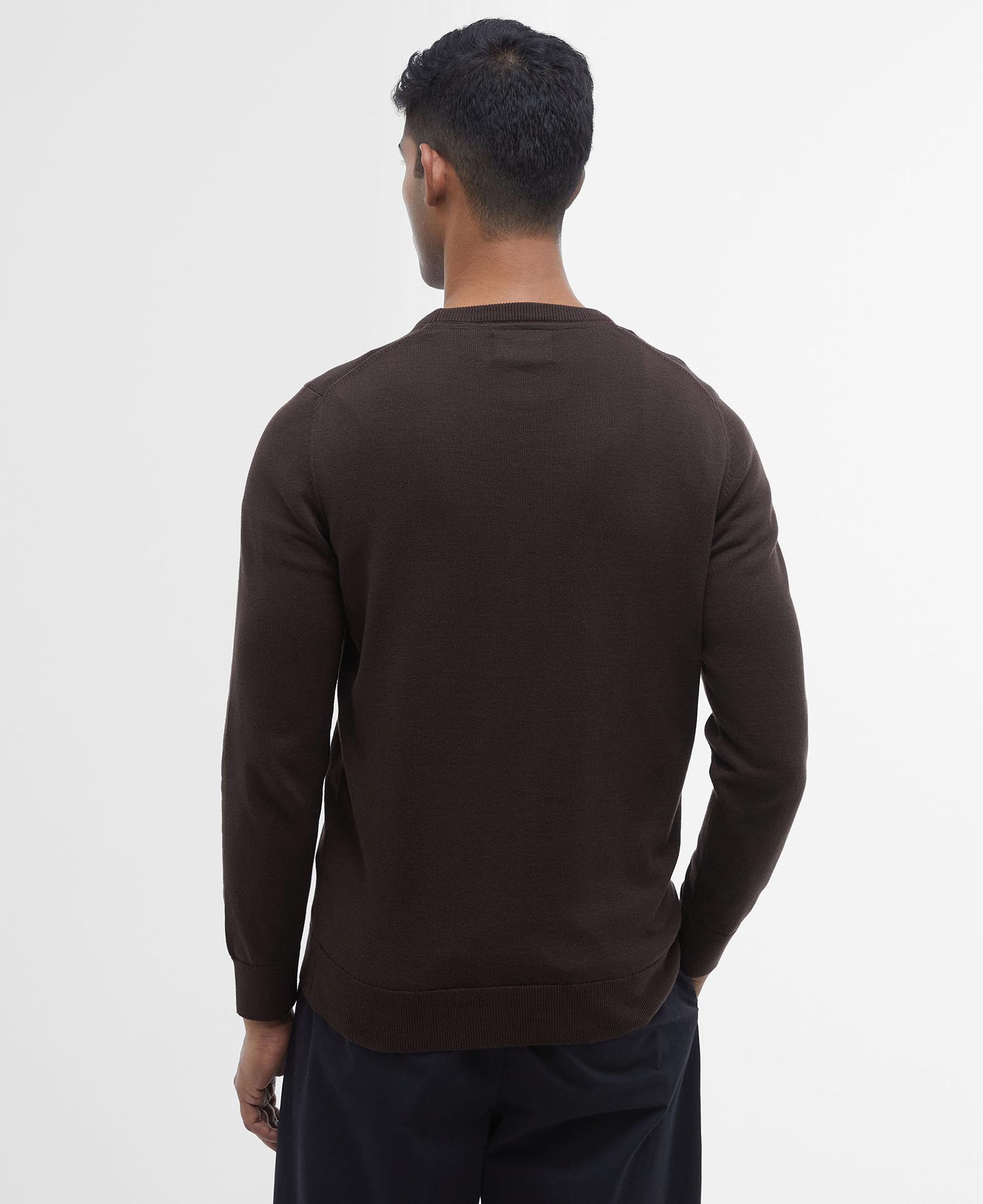 Pima Cotton Crew Neck Jumper image number 2