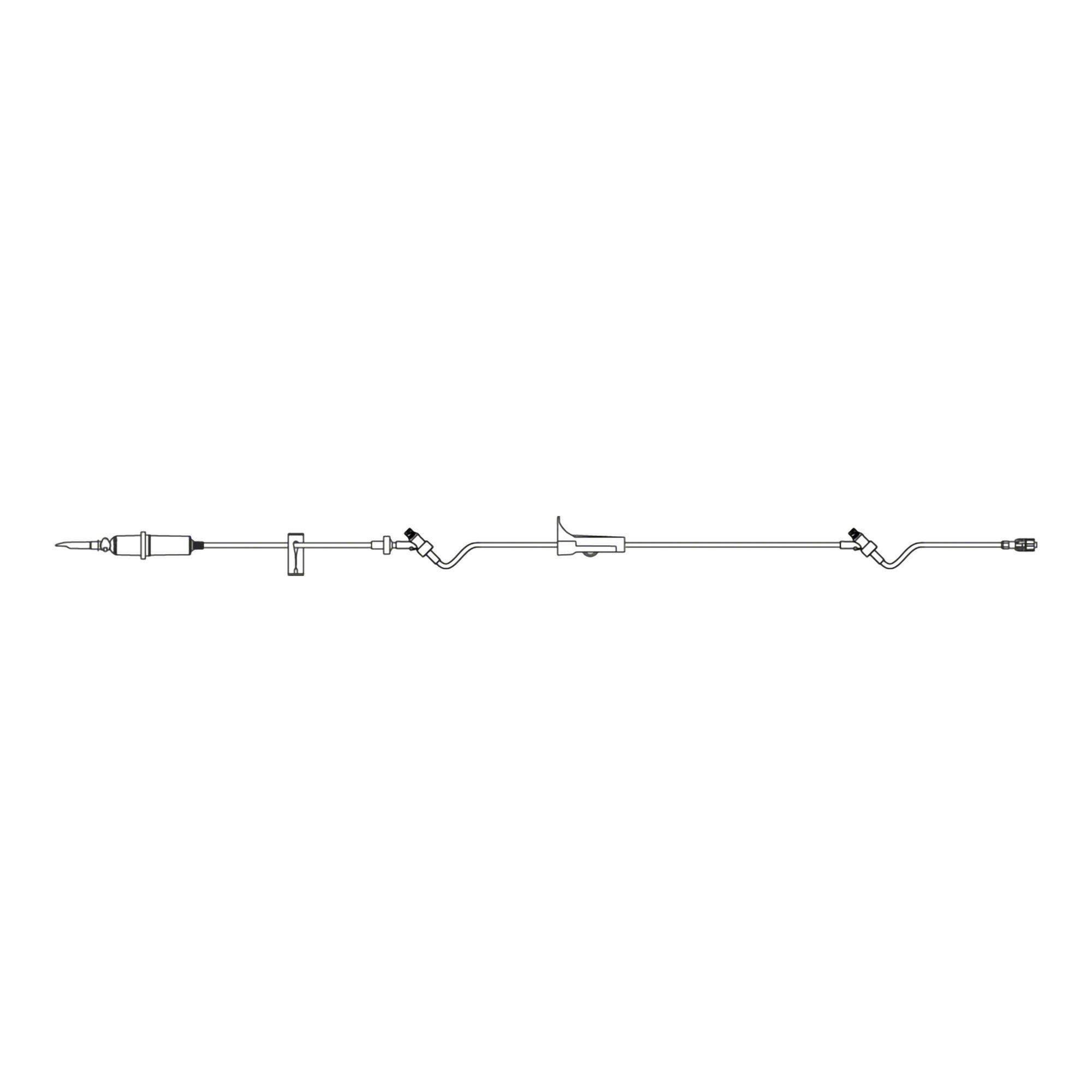 B. Braun IV ADMIN SET, PVC FREE 15UM 104" (50/CS)