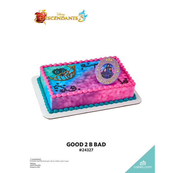 Disney Descendants 3 Good 2 B Bad The Magic of Cakes® Icing Only Page