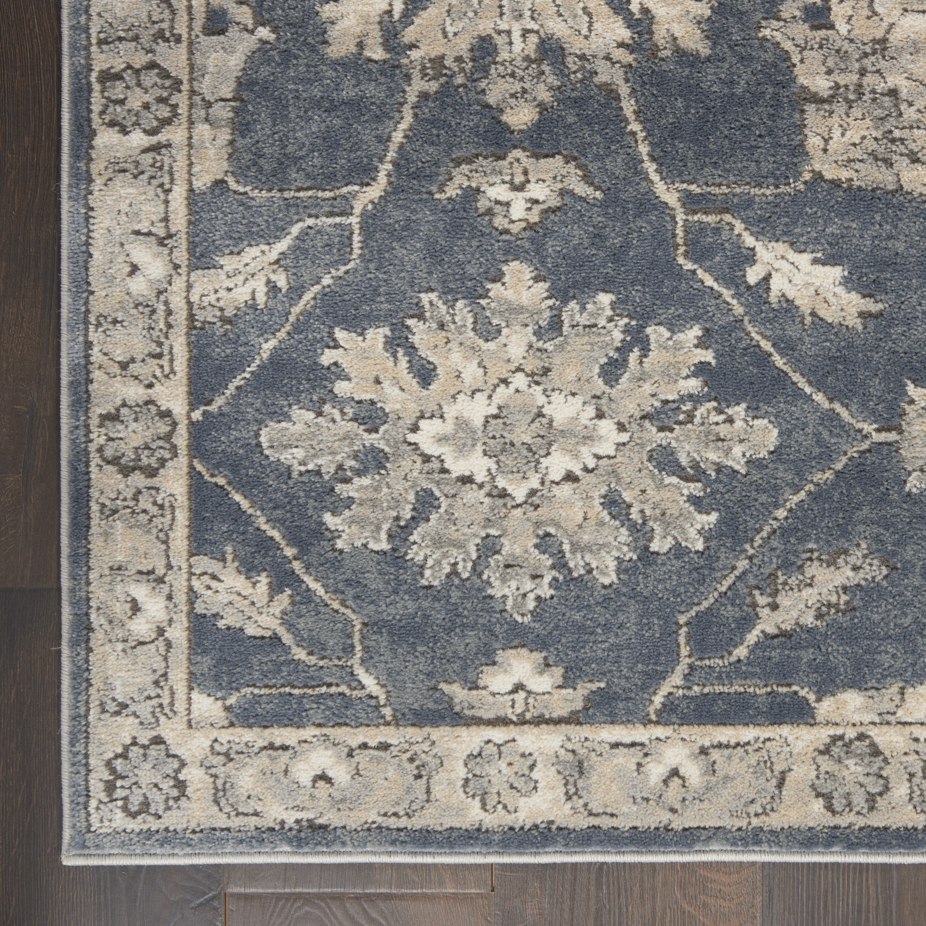 Nourison Quarry 3'9" x 5'9" Blue Beige Vintage Indoor Rug