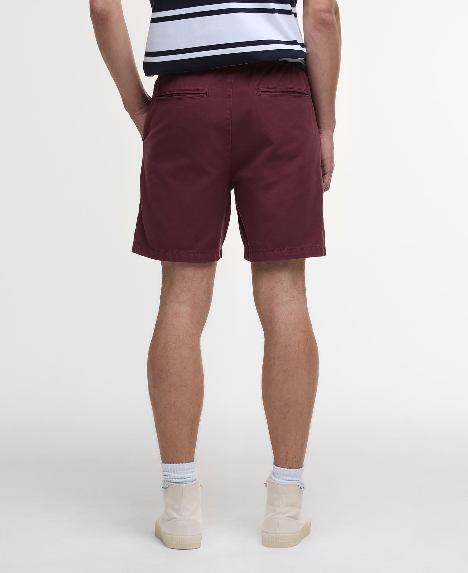 Washed Oxford Relaxed Shorts image number 2