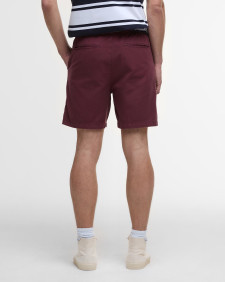 Washed Oxford Relaxed Shorts Burnt Heather