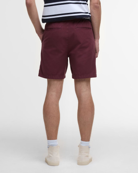 Washed Oxford Relaxed Shorts