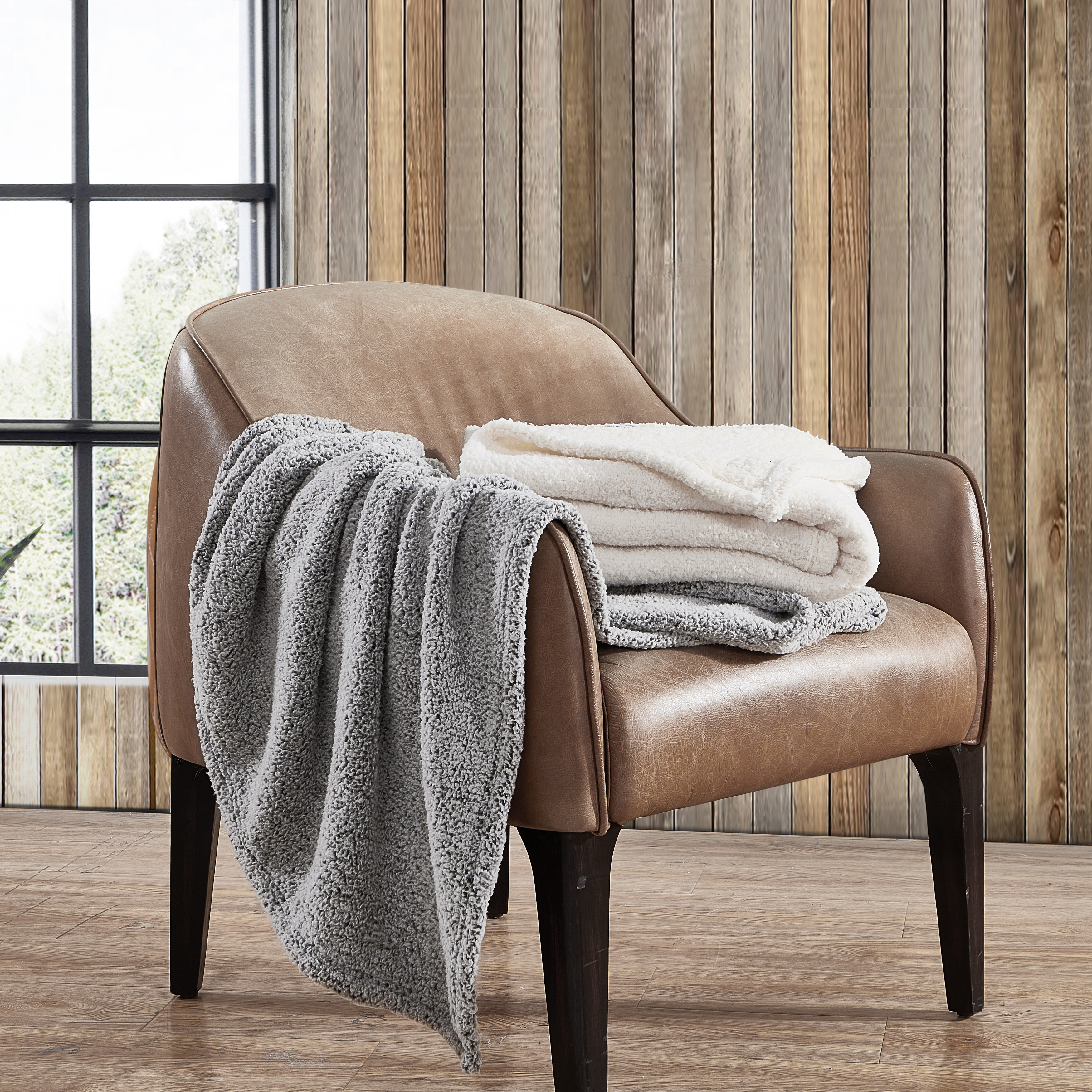 Eddie Bauer Plush-Fleece Throw Blanket