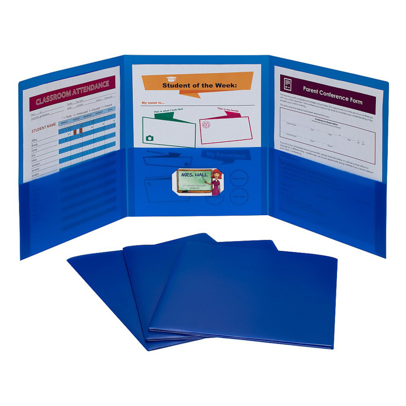 3-Pocket+Poly+Portfolio%2C+Blue%2C+Box+of+24