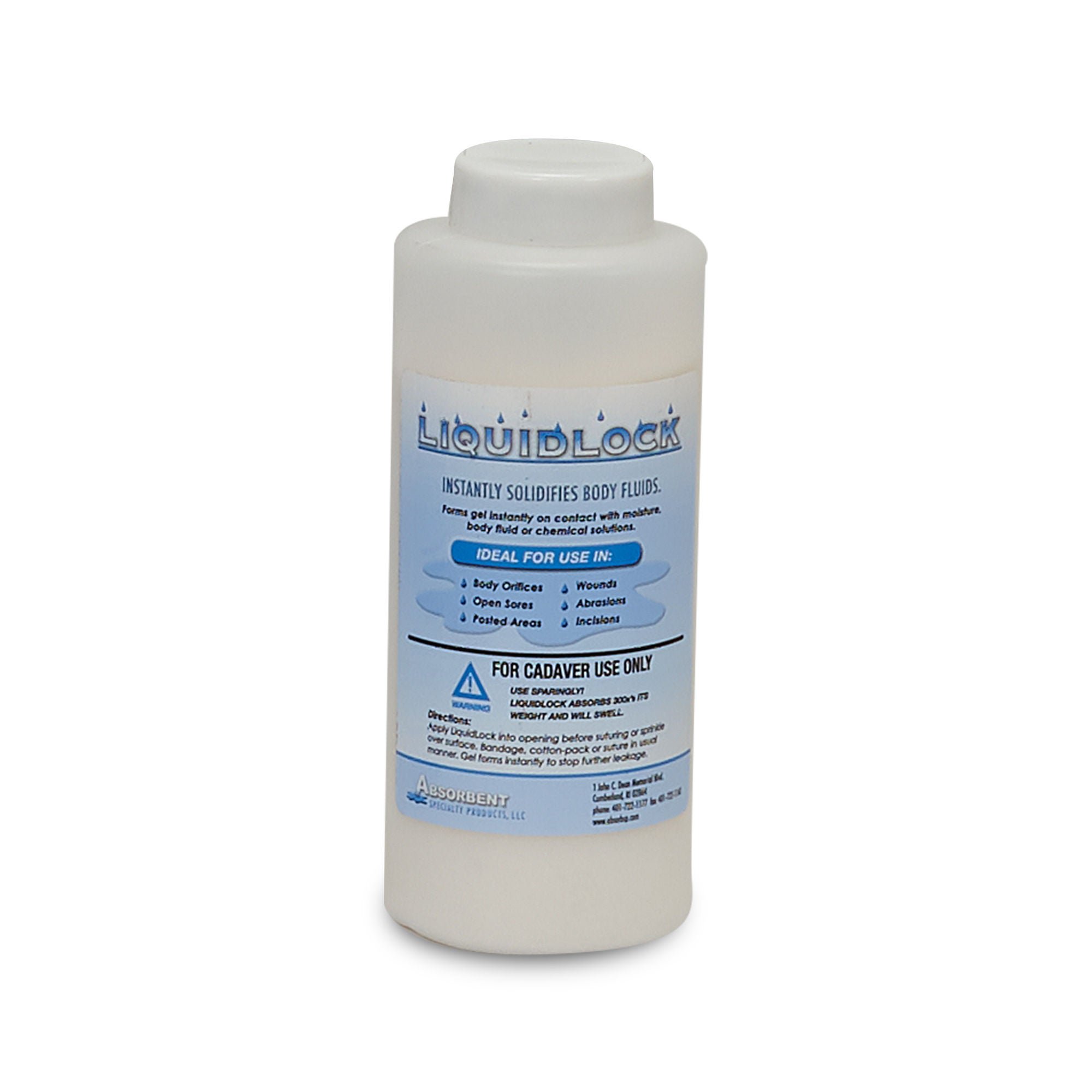 Liquid Lock Cadaver Absorbent Powder, 8-ounce Bottle