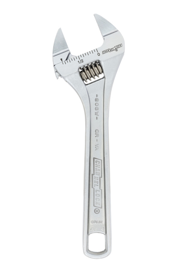 806SW 6-inch Precision Adjustable Wrench with Extra Slim Jaw