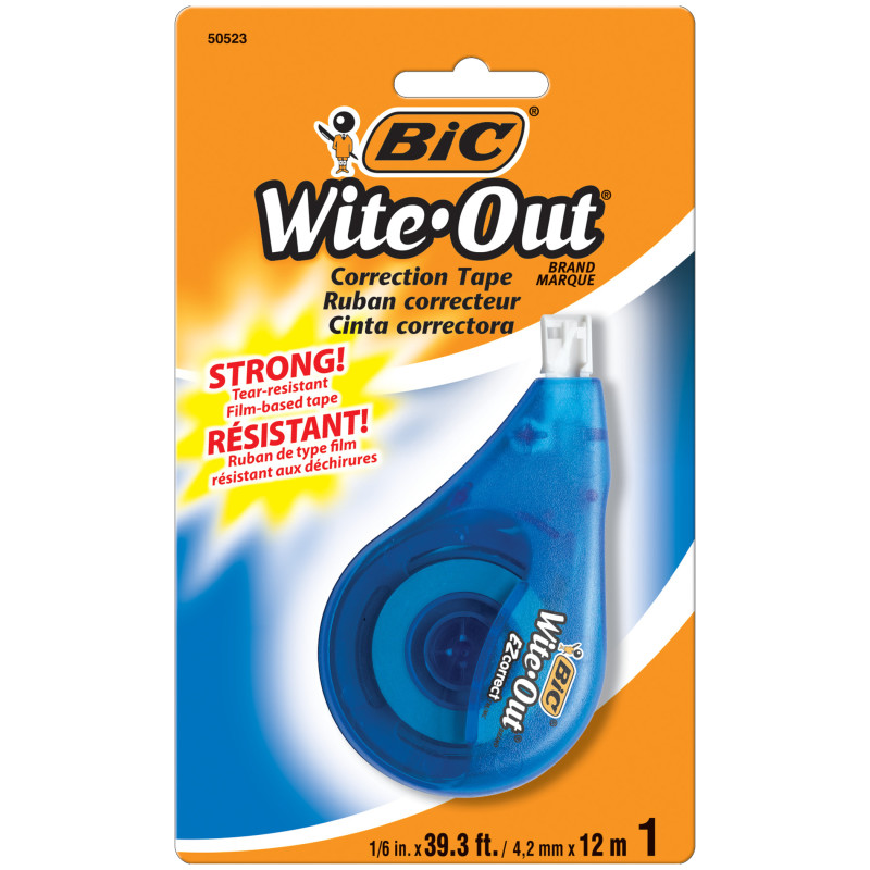Wite-Out+Ez+Correct+Correction+Tape%2C+Non-Refillable%2C+1%2F6%26quot%3B+X+472%26quot%3B