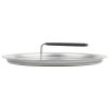 8 5/16-inch Wear-Ever® flat aluminum cover with dipped handle