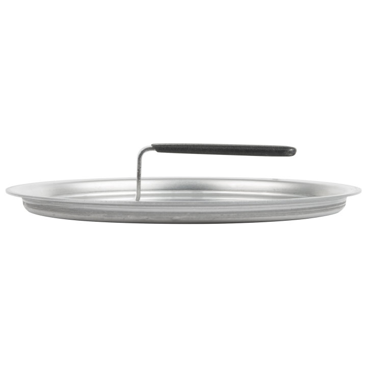 8 5/16-inch Wear-Ever® flat aluminum cover with dipped handle
