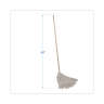 Boardwalk, Deck Cotton Cut-End Wet Mop Head with 1" Headband, #24, White